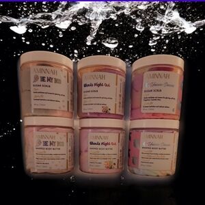 Aminnah Sugar Scrub and Body Butter Sets *YOU CHOOSE SCENTS*